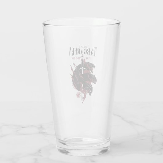 House Targaryen - Fire & Blood Glas (Achterkant)
