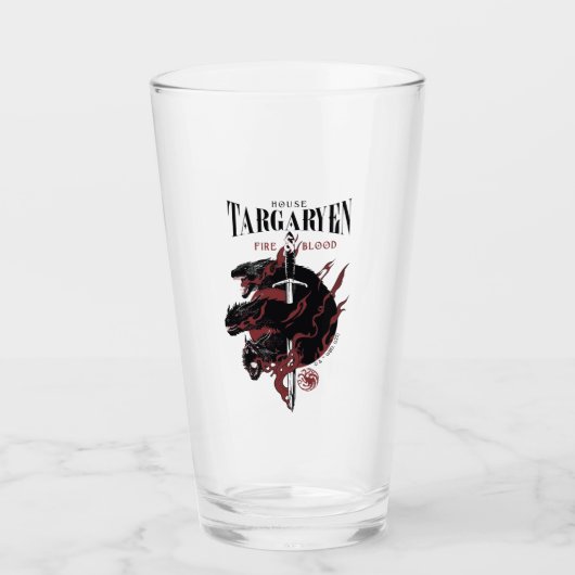 House Targaryen - Fire & Blood Glas (Voorkant)