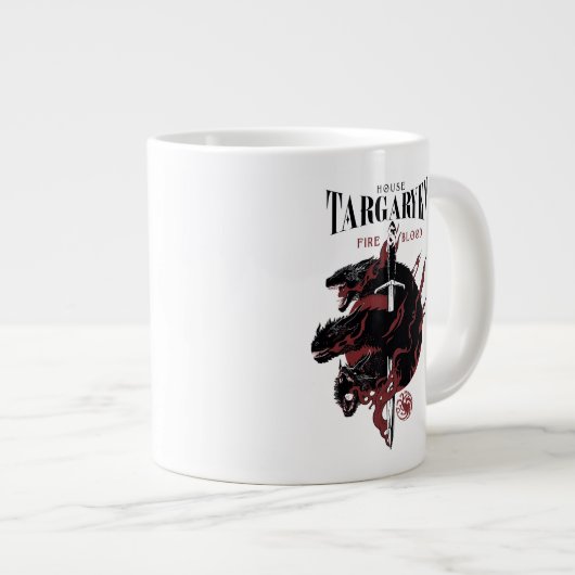 House Targaryen - Fire & Blood Grote Koffiekop (Voorkant rechts)