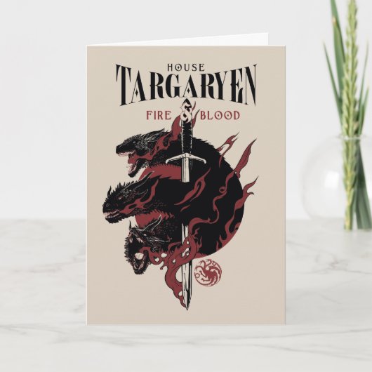 House Targaryen - Fire & Blood Kaart (Voorkant)