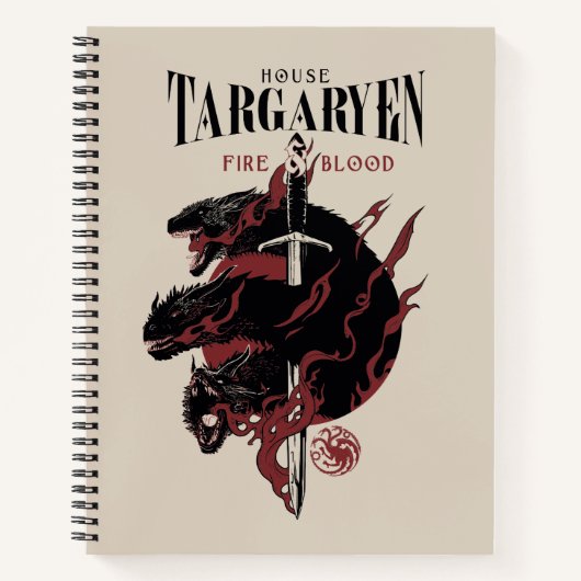 House Targaryen - Fire & Blood Notitieboek (Voorkant)