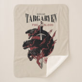 House Targaryen - Fire & Blood Sherpa Deken (Voorkant)