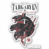 House Targaryen - Fire & Blood Sticker (Voorkant)