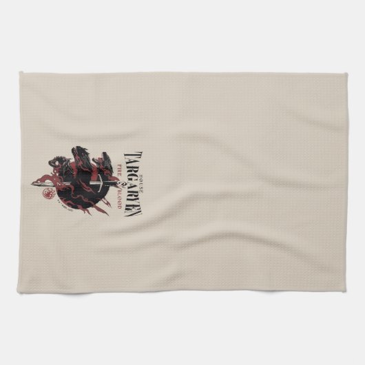 House Targaryen - Fire & Blood Theedoek (Horizontaal)
