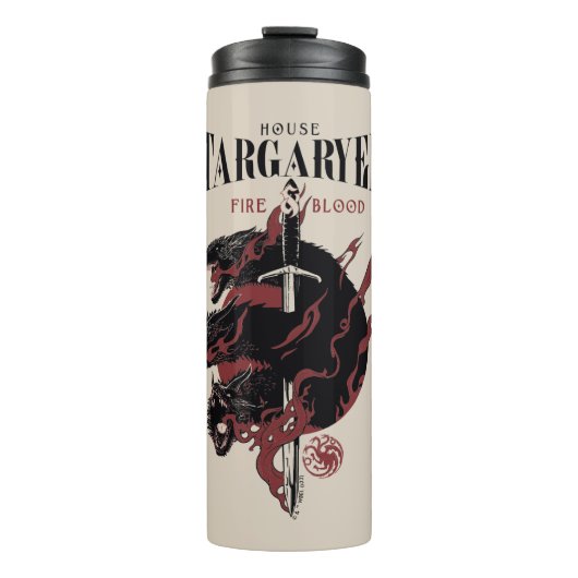 House Targaryen - Fire & Blood Thermosbeker (Voorkant)