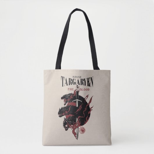 House Targaryen - Fire & Blood Tote Bag (Voorkant)