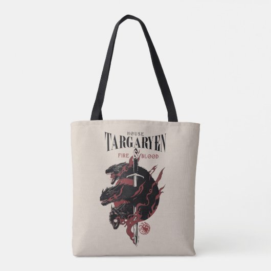 House Targaryen - Fire & Blood Tote Bag (Achterkant)