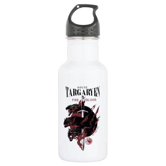 House Targaryen - Fire & Blood Waterfles (Voorkant)