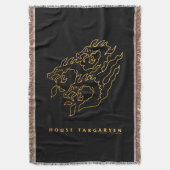 House Targaryen Icon Deken (Voorkant Verticaal)