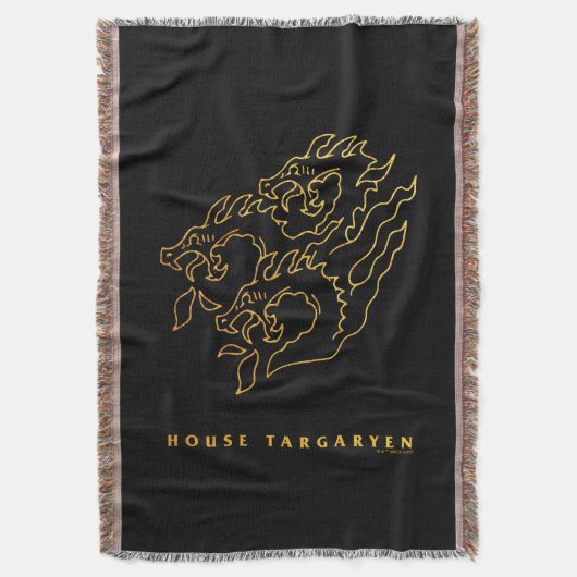 House Targaryen Icon Deken (Voorkant Verticaal)