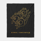House Targaryen Icon Fleece Deken (Voorkant)