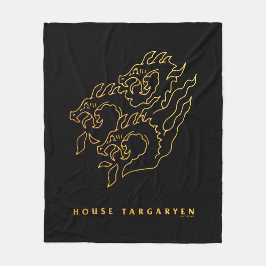 House Targaryen Icon Fleece Deken (Voorkant)