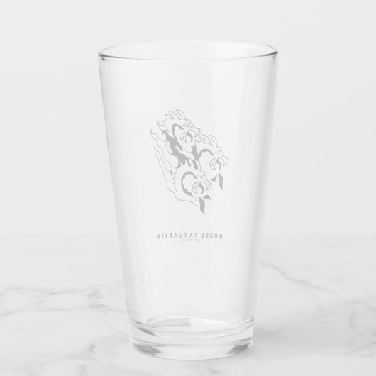 House Targaryen Icon Glas (Achterkant)