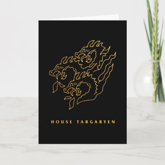 House Targaryen Icon Kaart (Voorkant)