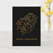 House Targaryen Icon Kaart (Gele Bloem)