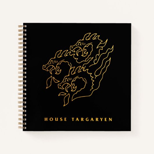 House Targaryen Icon Notitieboek (Voorkant)