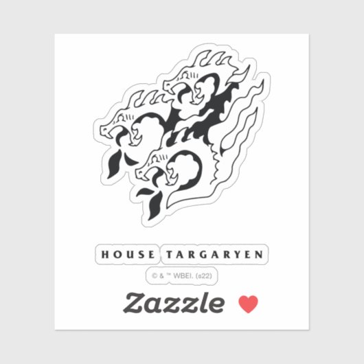 House Targaryen Icon Sticker (Vel)