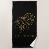 House Targaryen Icon Strandlaken (Voorkant)