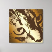House Tiger Canvas Afdruk (Voorkant)