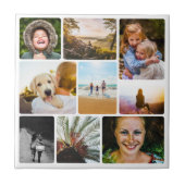 House Tile 9 Foto's Wall Tile Collage Rond Tegeltje (Voorkant)