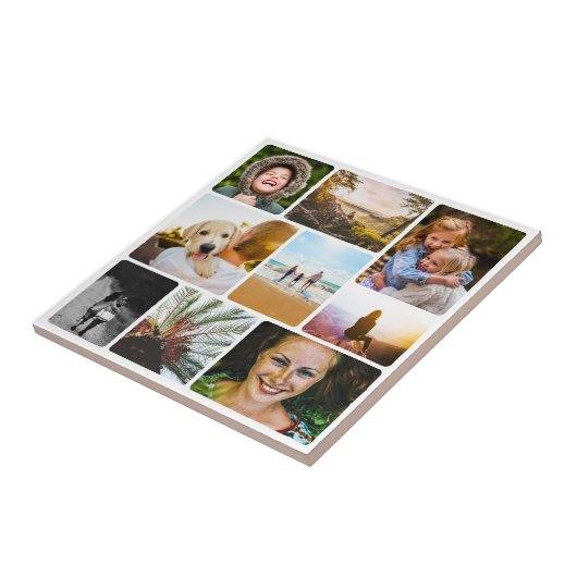 House Tile 9 Foto's Wall Tile Collage Rond Tegeltje (Zijkant)