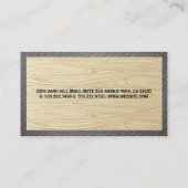 House Tools Logo | Blauwhout Visitekaartje (Achterkant)