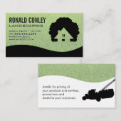 House Tree Logo | Grafische achtergrond Visitekaartje (Voorkant / Achterkant)