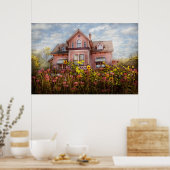 House - Victoriaans - Summer Cottage Poster (Keuken)