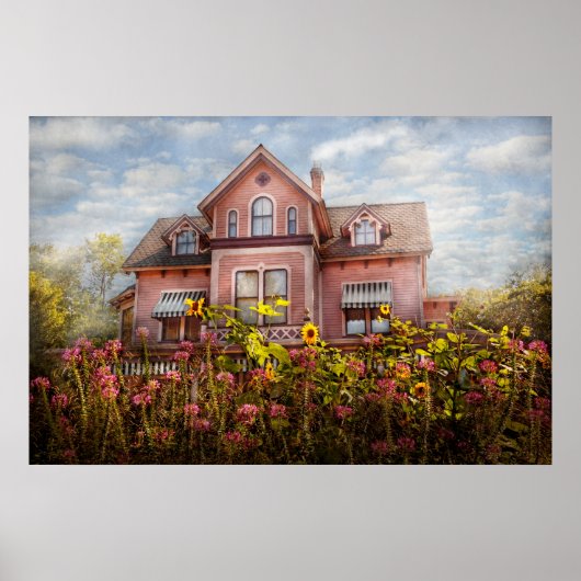 House - Victoriaans - Summer Cottage Poster (Voorkant)