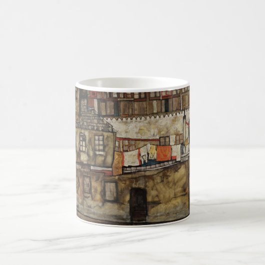 House Wall op de rivier de Egon Schiele Koffiemok (Center)