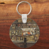 House Wall op de rivier de Egon Schiele Sleutelhanger (Voorkant)