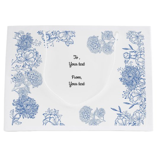 House warming cadeau tas aanpasbaar groot cadeauzakje (Voorkant)