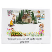 House warming cadeau tas aanpasbaar groot cadeauzakje (Achterkant)