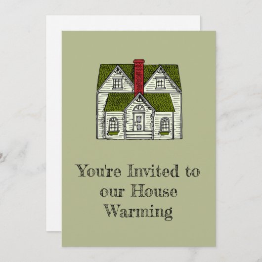House Warming Invitation (Voorkant / Achterkant)