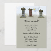 House Warming Invitation Kaart (Voorkant / Achterkant)