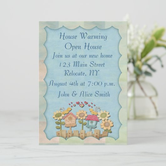 House Warming Kaart (Staand voorkant)