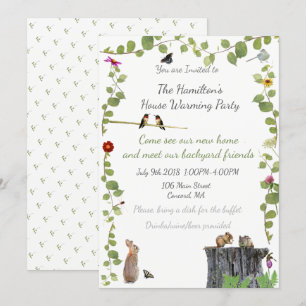 House Warming Outdoor Party: uitnodigingen