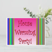 House Warming Party Card Kaart (Staand voorkant)