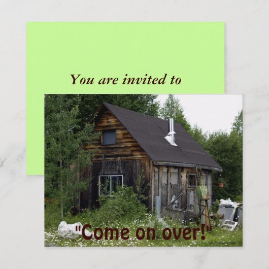 House Warming Party Invitation Kaart (Voorkant / Achterkant)