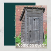 House Warming Party Invitation Kaart (Voorkant / Achterkant)