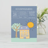 House Warming Party Kaart (Staand voorkant)