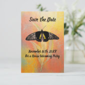 House Warming Party Save the Date (Staand voorkant)