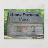 House Warming Party. Uitnodiging Briefkaart (Voorkant)