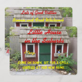 House Warming - Uitnodiging (Voorkant / Achterkant)