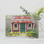 House Warming - Uitnodiging (Staand voorkant)