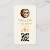 House Waterverf Real Estate Agent Visitekaartje (Achterkant)