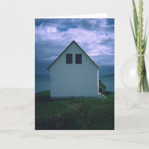 House with Stormy Sky, Hrisey Island, IJsland 2003 Kaart