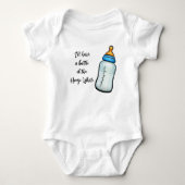 House Witte Baby Fles Romper (Voorkant)
