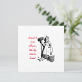 "House-work won't kill you" card (Staand voorkant)