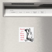 "House-work won't kill you"  Magneet (Insitu (Vaatwasser))